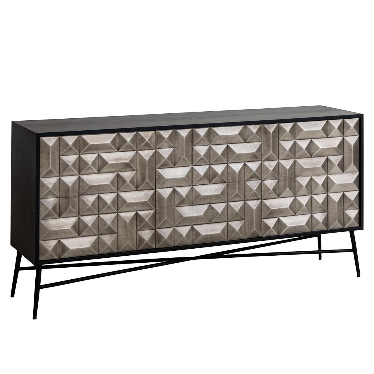 Richmond Interiors Sideboard Tetro | Silber