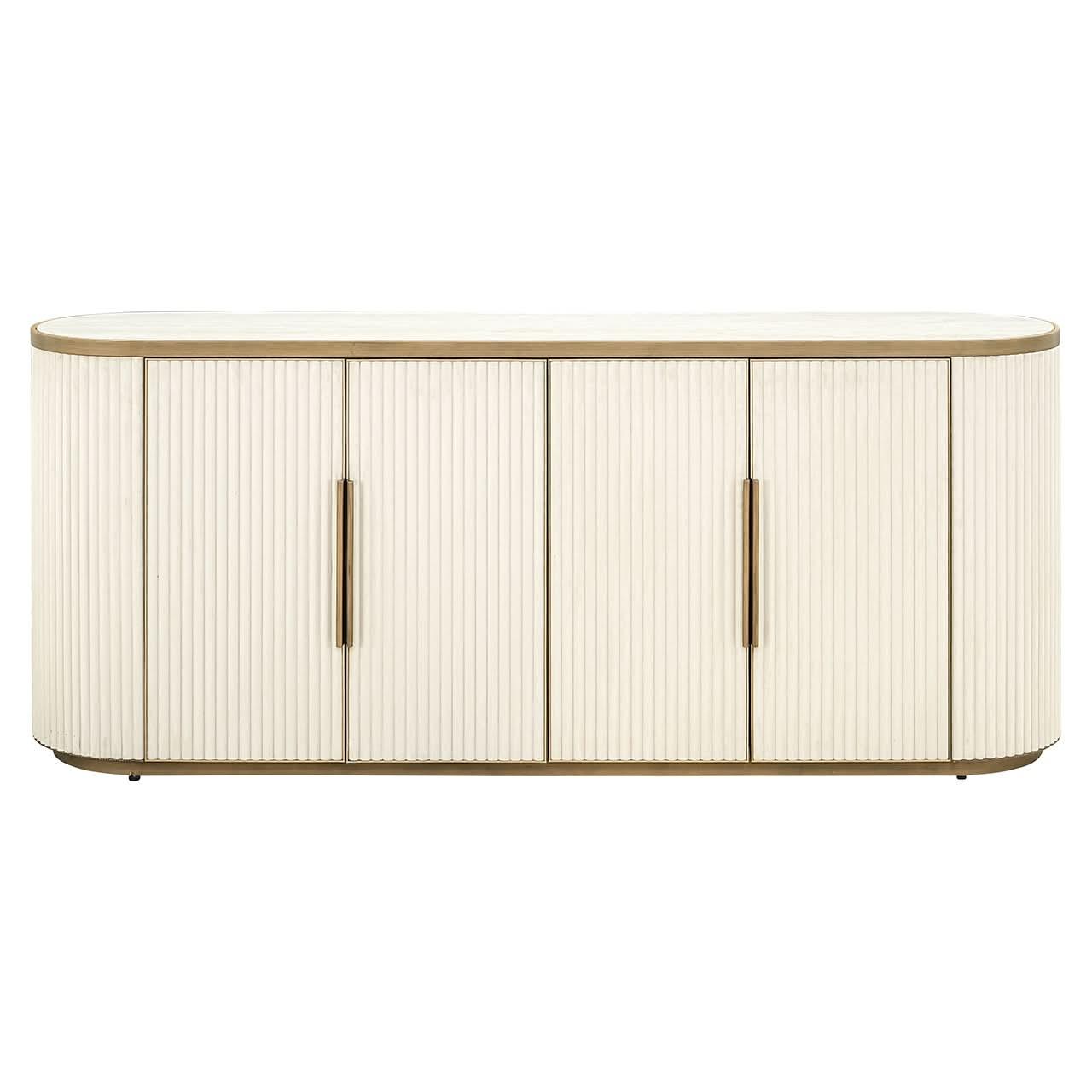 Richmond Interiors Sideboard Tivoli 4-türig | Weiß