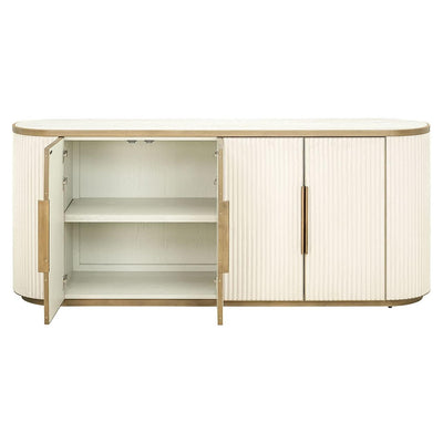 Richmond Interiors Sideboard Tivoli 4-türig | Weiß