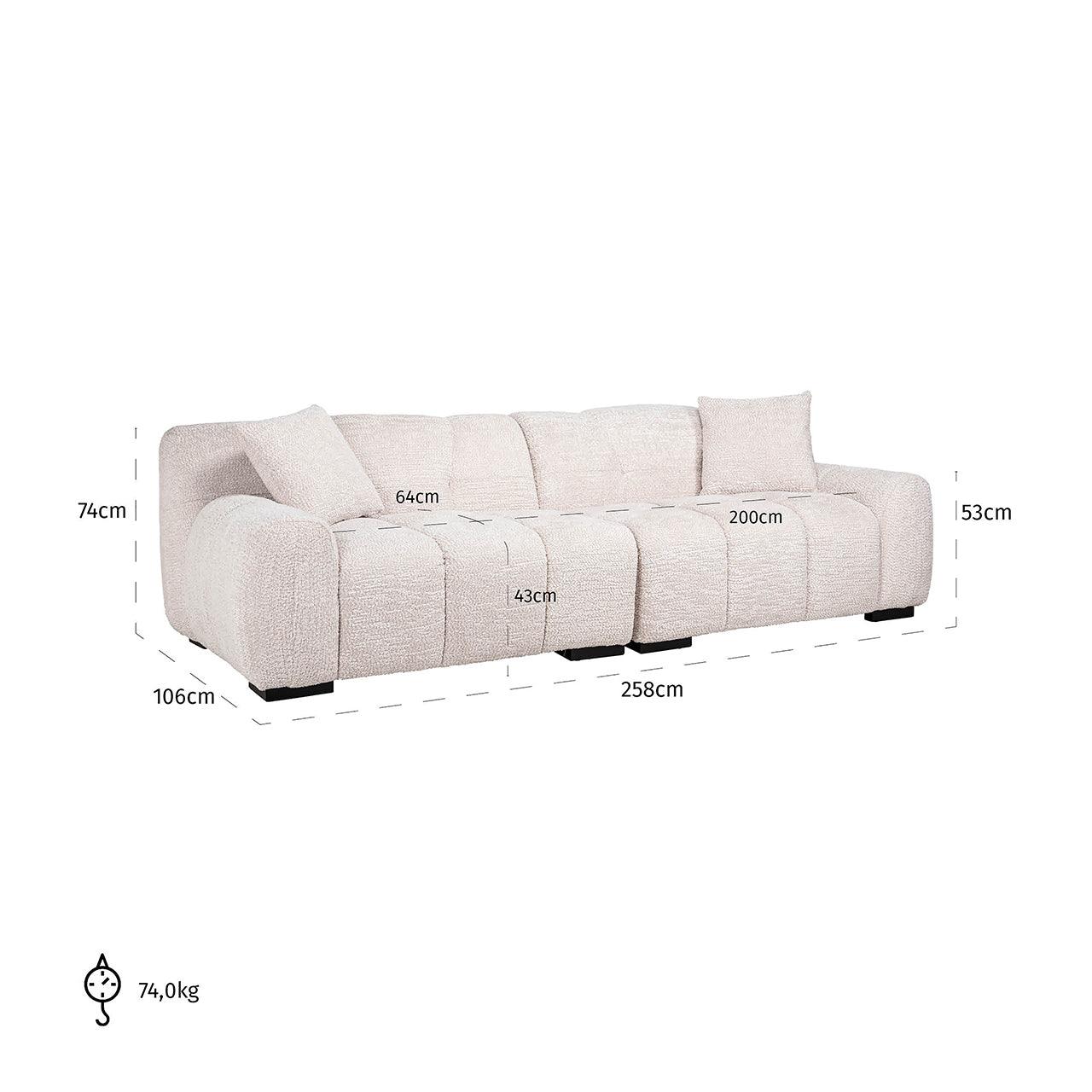 Richmond Interiors Sofa Charelle | Cremé