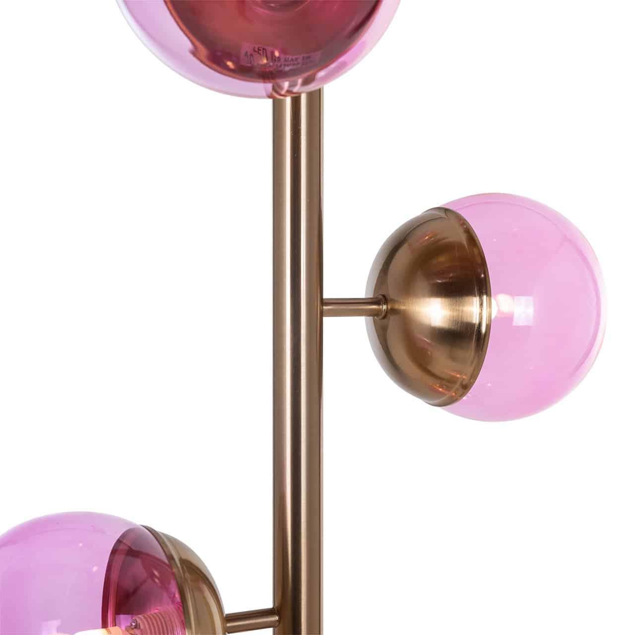 Richmond Stehlampe Bala Pink | Gold Codeso Living