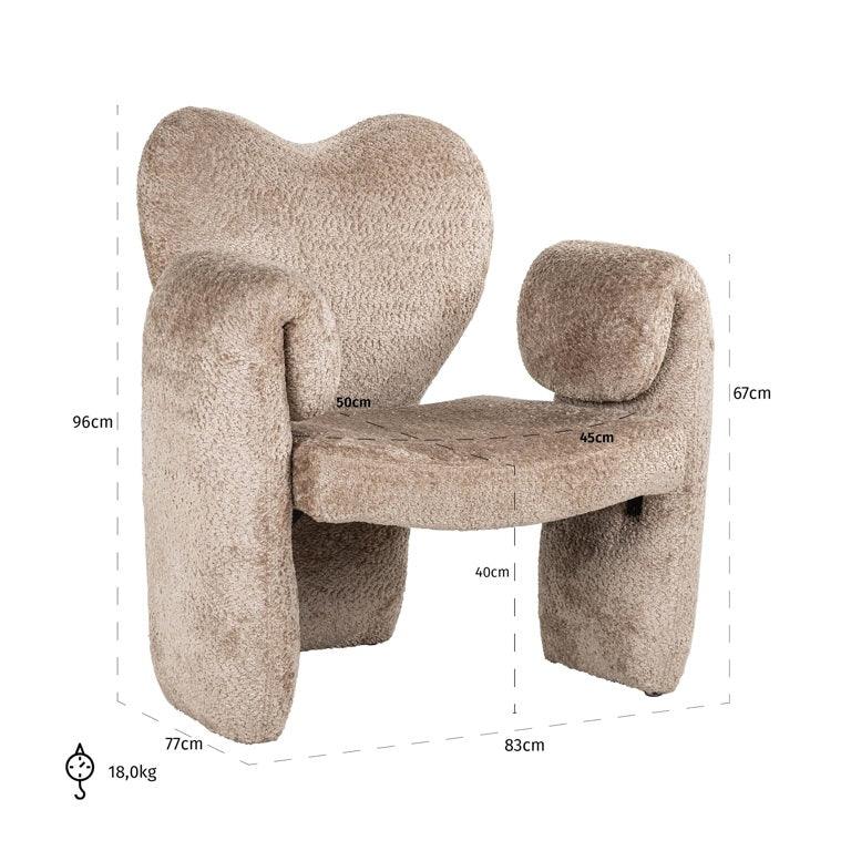 Richmond Interiors Richmond Interiors Teddy-Sessel Didi | Beige Codeso Living