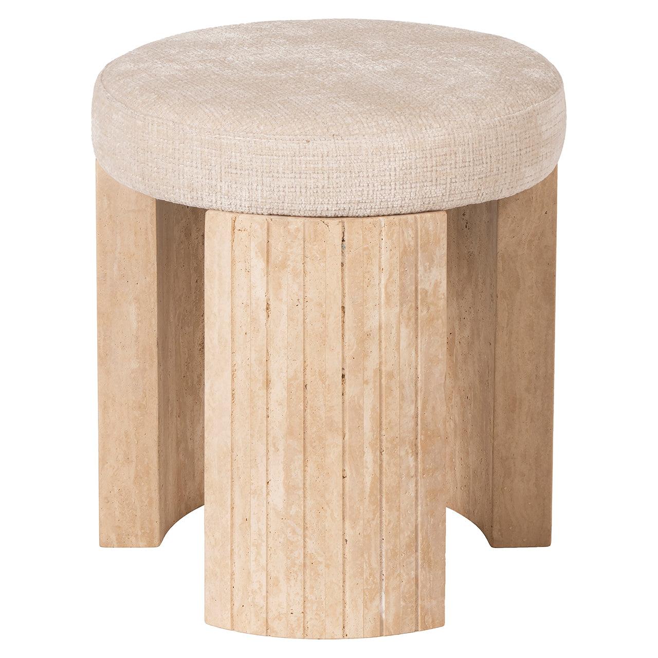 Richmond Interiors Travertine-Hocker Gallice