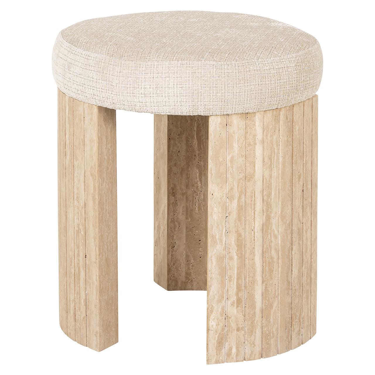 Richmond Interiors Travertine-Hocker Gallice