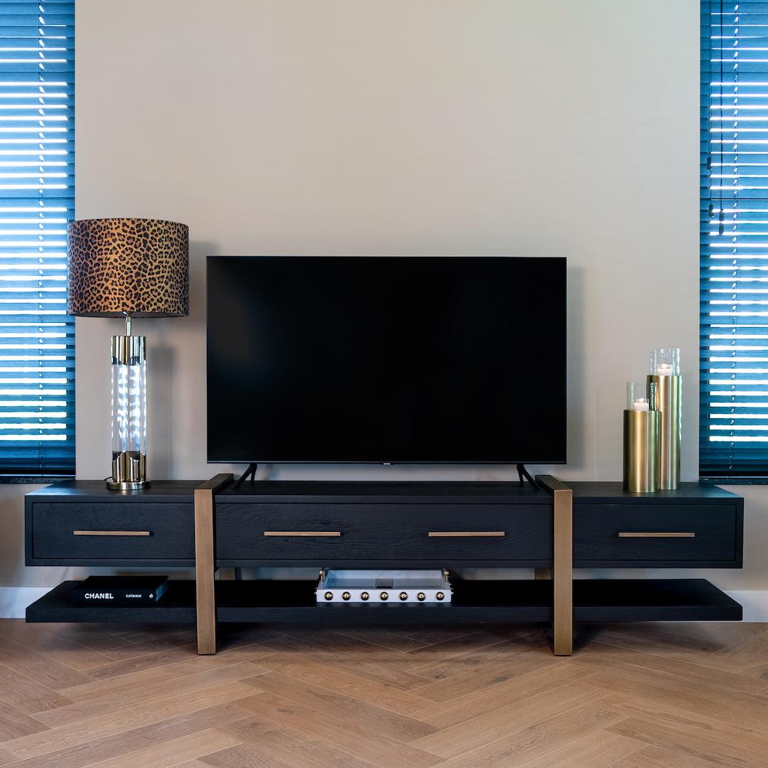 Richmond Interiors Richmond Interiors TV Lowboard Cambon mit 3 Schubladen | 240x45 cm Codeso Living