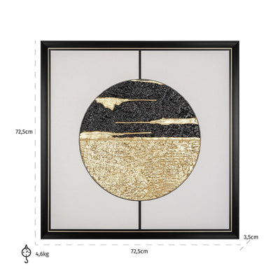 Richmond Interiors Wandbild Wall Art Moon | 73x73 cm