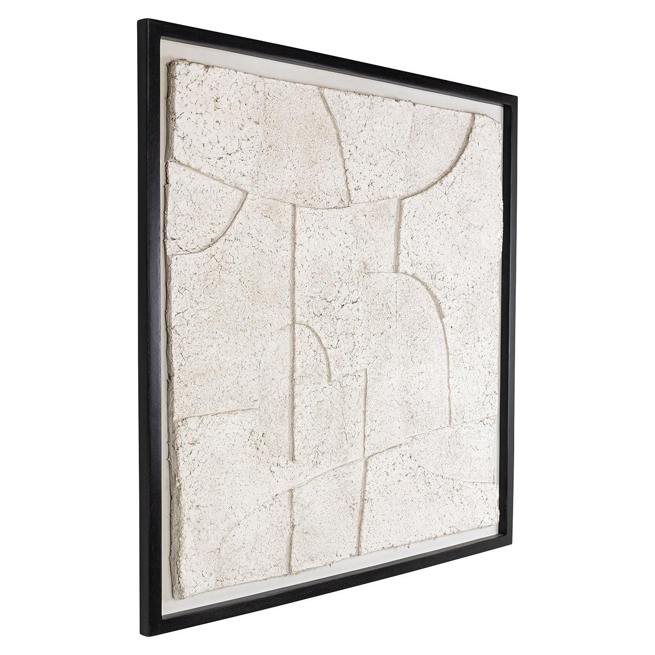 Richmond Interiors Wandbild Wall art Phoebe Offwhite | 96x96 cm