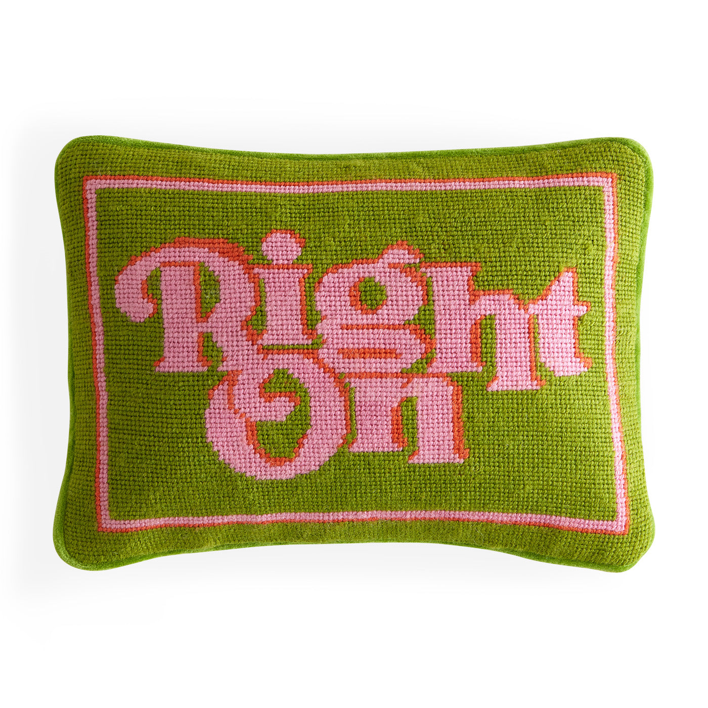 Jonathan Adler Needlepoint Kissen Right On