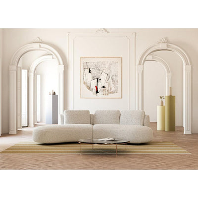 Codeso Living Rundes Sofa Sofia in Stoff Bouclé Piumino Codeso Living