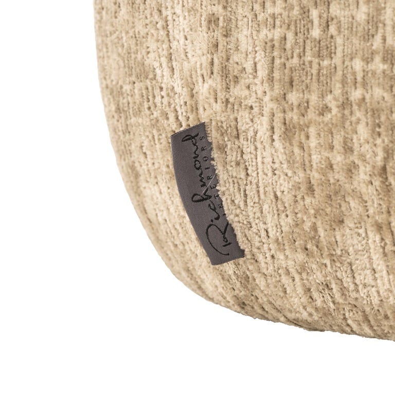 Richmond Interiors Chenille-Hocker Pouf Cassie | desert