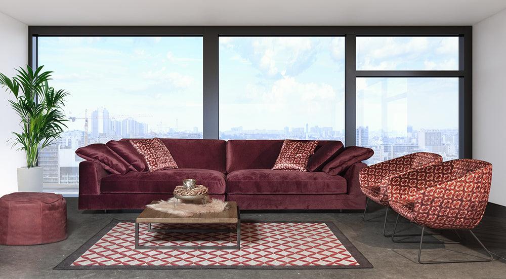 Codeso Living - Sofa Barcelona Classic | Stoff Adore Samt - Codeso Living