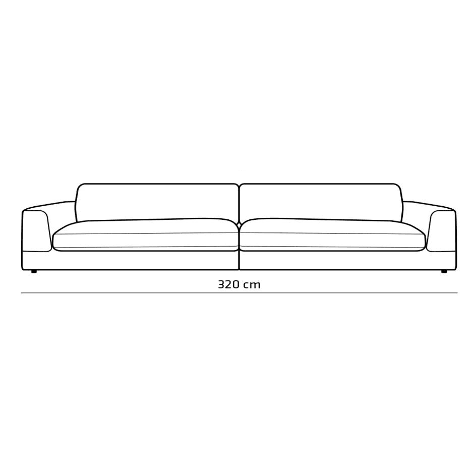 Codeso Living - Sofa Barcelona Classic | Stoff Adore Samt - Codeso Living