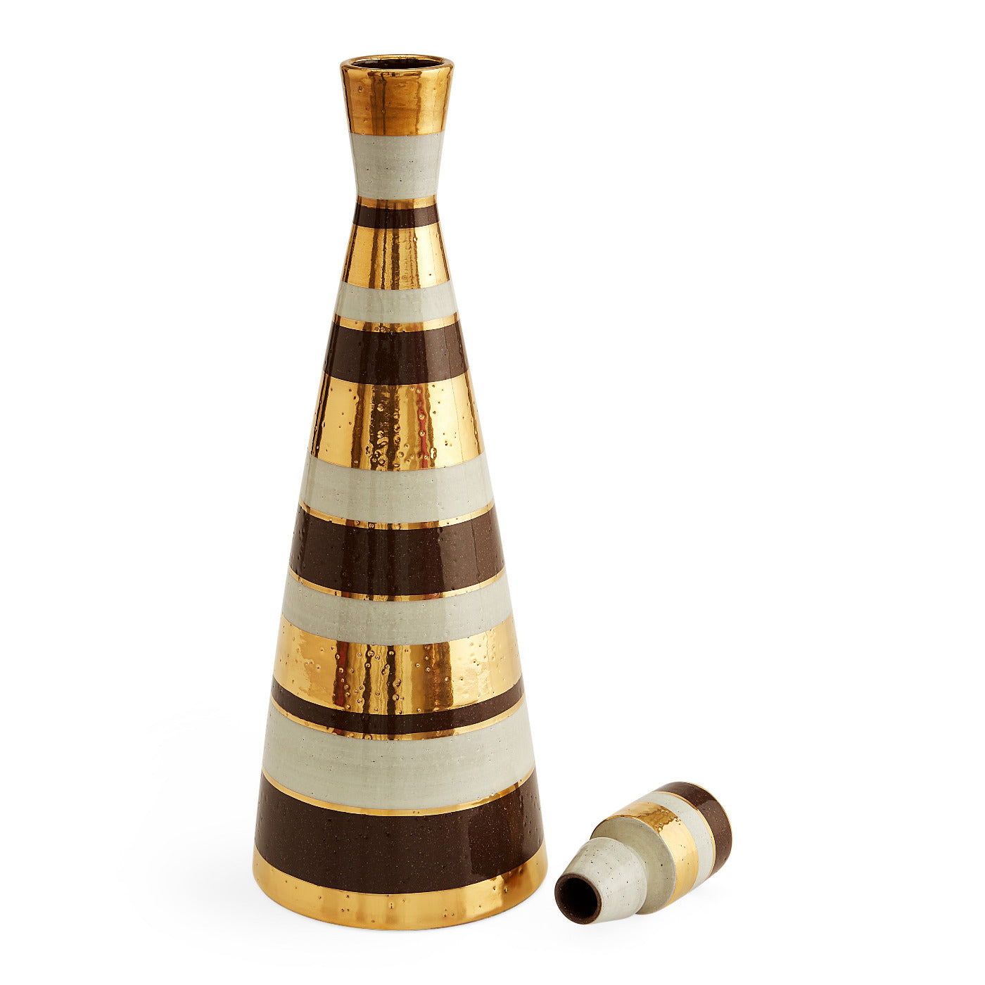 Jonathan Adler Dekanter Chroma Bronze | Large