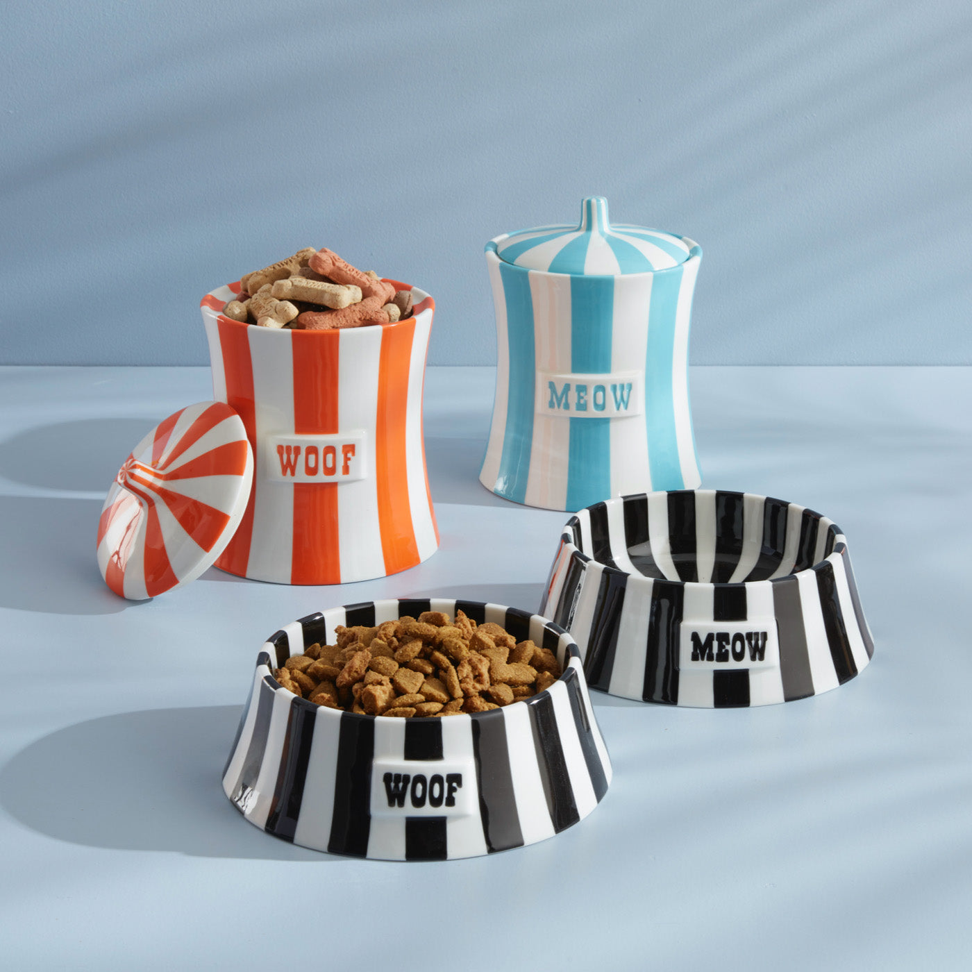 Jonathan Adler Vorratsdose für Hunde Leckerlies Vice Canister Woof | Orange