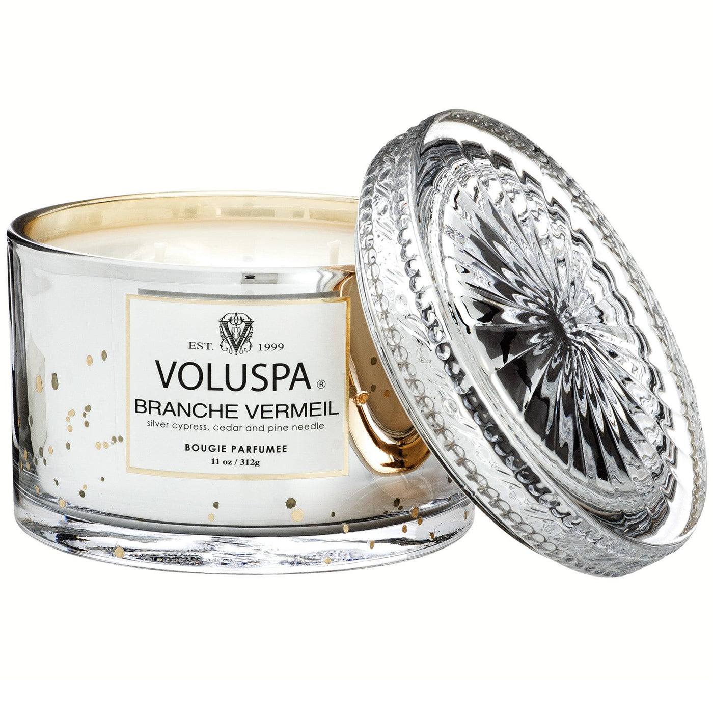 Voluspa 2-Docht Duftkerze Branche Vermeil Collection | Corta Maison Candle