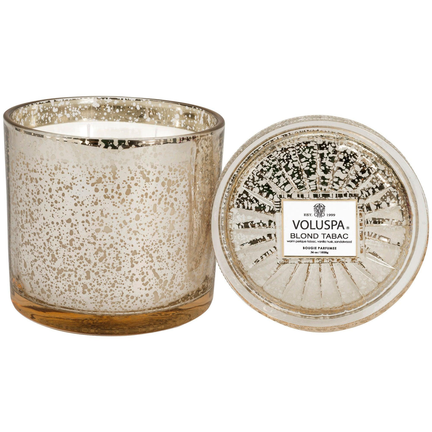 Voluspa 3-Docht Duftkerze Blond Tabac Vermeil Collection | Grande Maison Candle