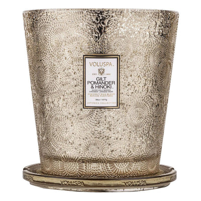 Voluspa - 3-Docht Duftkerze Gilt Pomander & Hinoki | Japonica Limited Holiday Edition | 1.077 g - Codeso Living