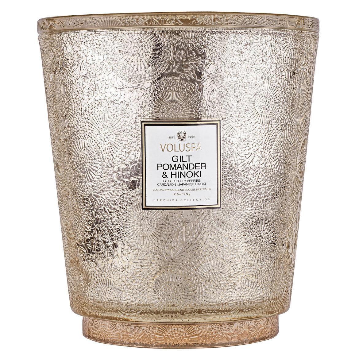 Voluspa 5-Docht Duftkerze Gilt Pomander & Hinoki Limited Holiday Edition | 3,5 kg