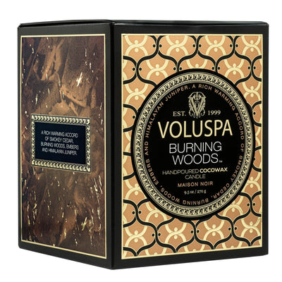 Voluspa Duftkerze Burning Woods | Classic Candle