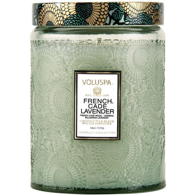 Voluspa Duftkerze French Cade Lavender | Japonica Collection | Large Jar