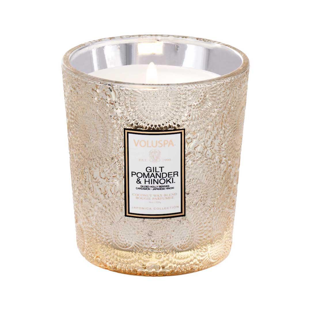 Voluspa Duftkerze Gilt Pomander & Hinoki Limited Holiday Edition | Classic Candle