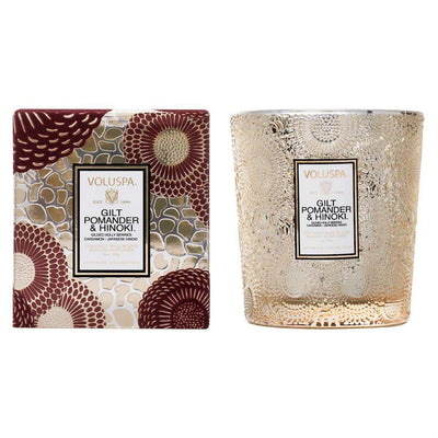 Voluspa Duftkerze Gilt Pomander & Hinoki Limited Holiday Edition | Classic Candle