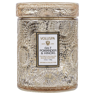 Voluspa Duftkerze Gilt Pomander & Hinoki Limited Holiday Edition | Small Jar