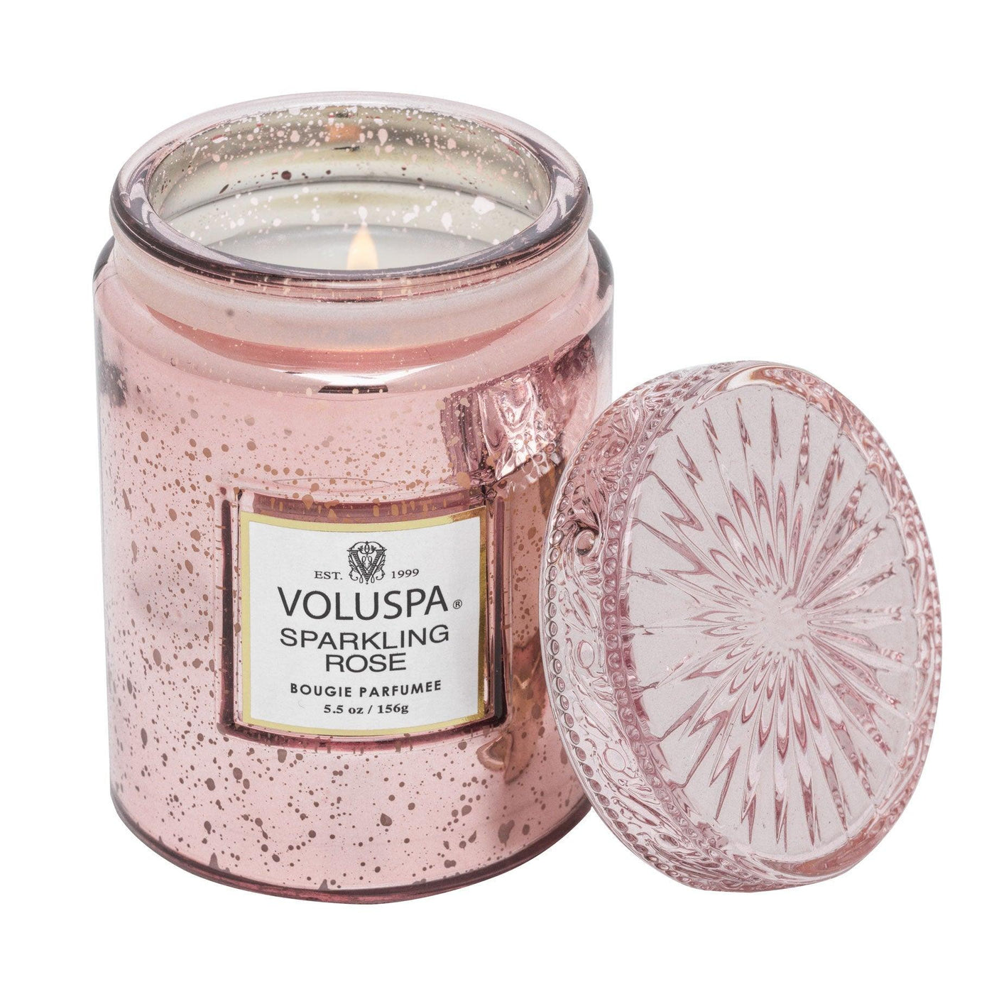 Voluspa Duftkerze Sparkling Rose Vermeil Collection | Small Jar