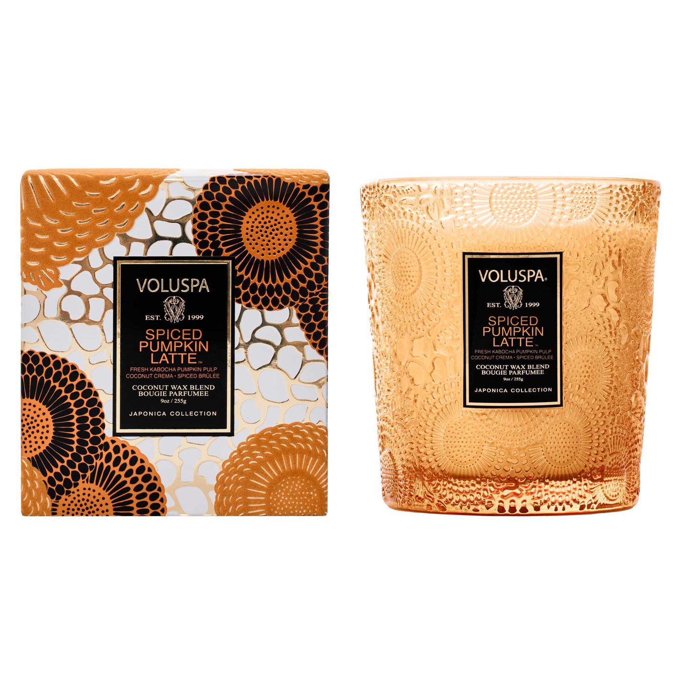 Voluspa DUFTKERZE SPICED PUMPKIN LATTE LIMITED HOLIDAY EDITION | Classic Candle