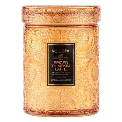 Voluspa Duftkerze Spiced Pumpkin Latte Limited Holiday Edition | Small Jar