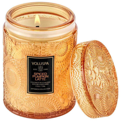 Voluspa Duftkerze Spiced Pumpkin Latte Limited Holiday Edition | Small Jar