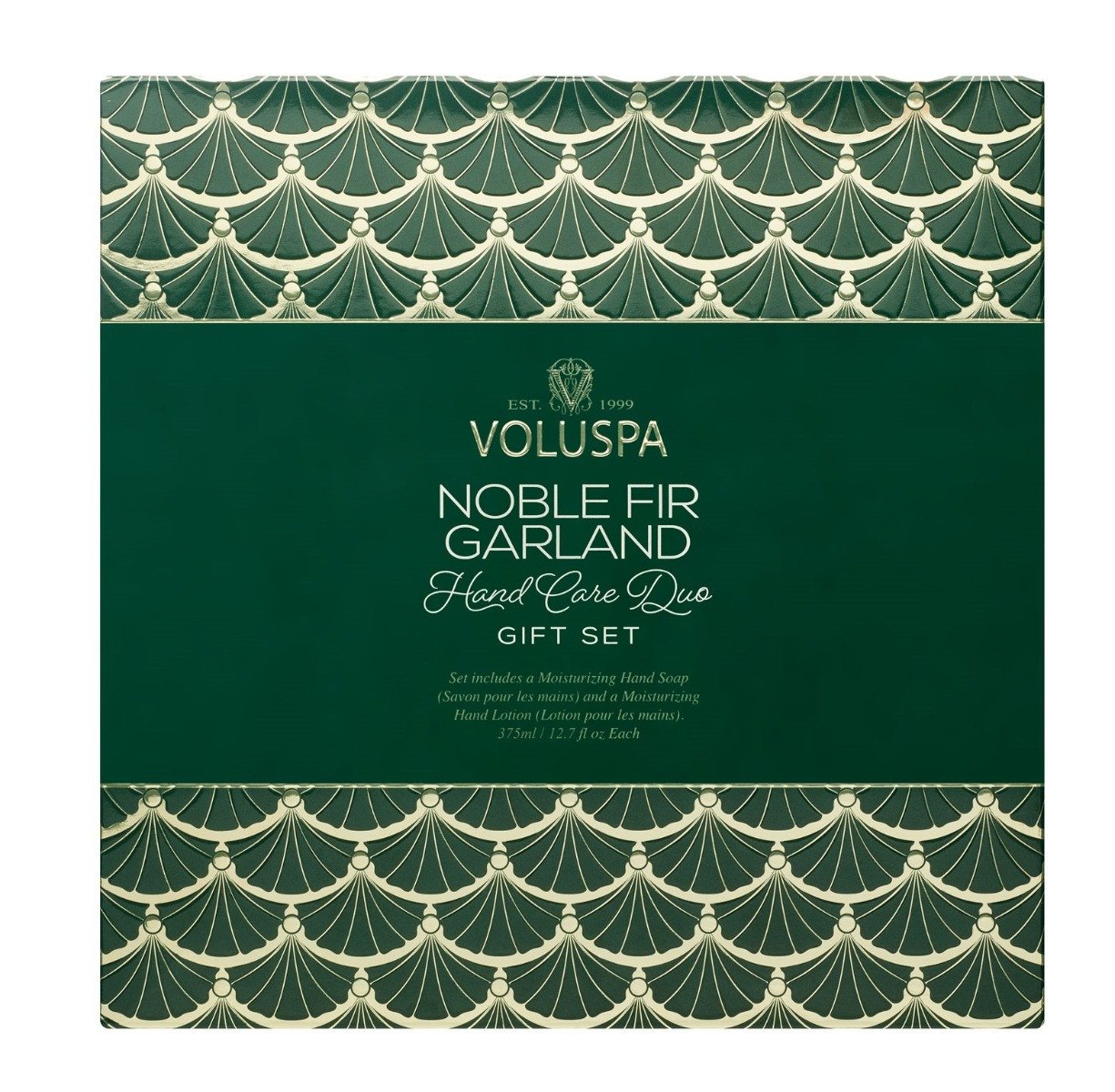 Voluspa Handpflege Geschenkset Noble Fir Garland | Flüssigseife & Handlotion