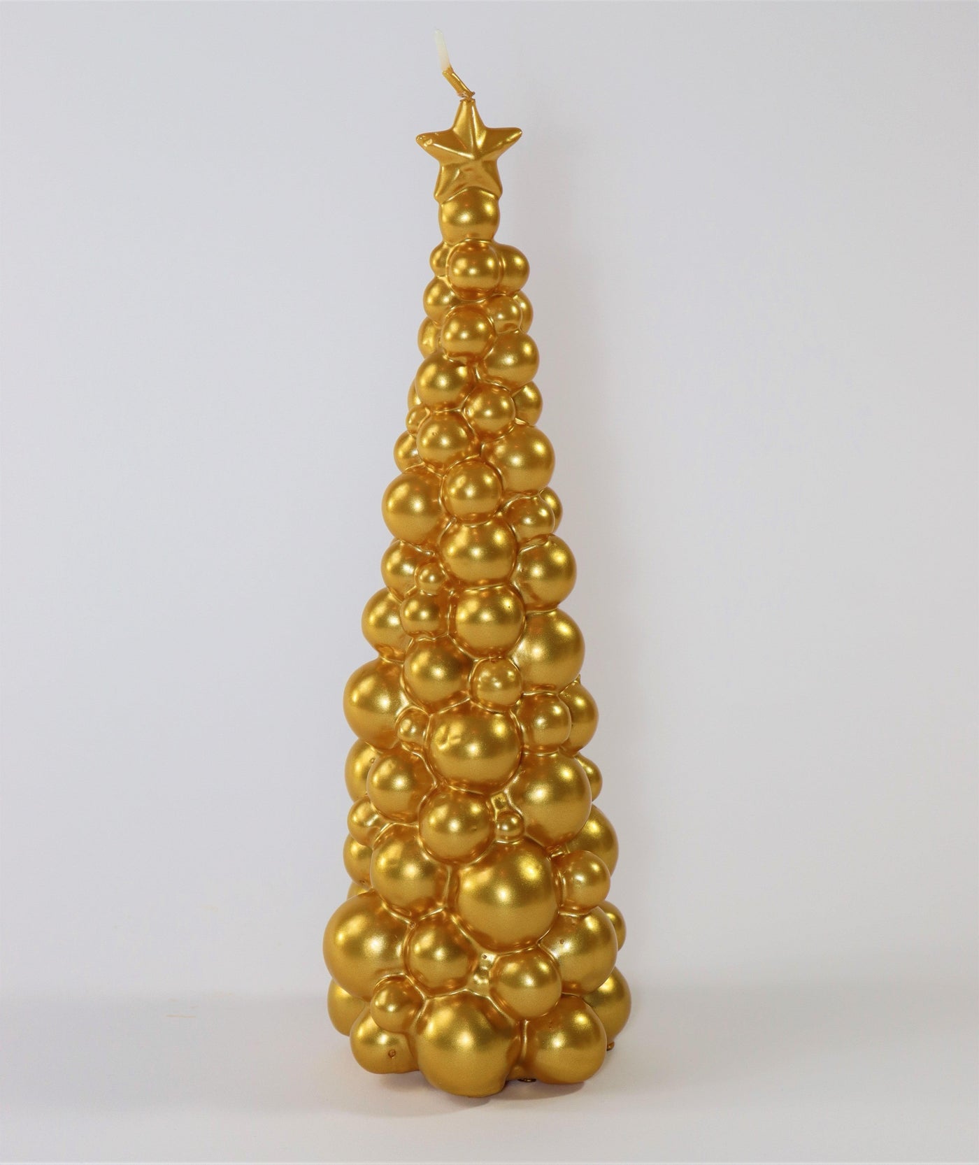 Ceralacca Weihnachtsbaum Kerze in Gold | Höhe 30 cm Codeso Living