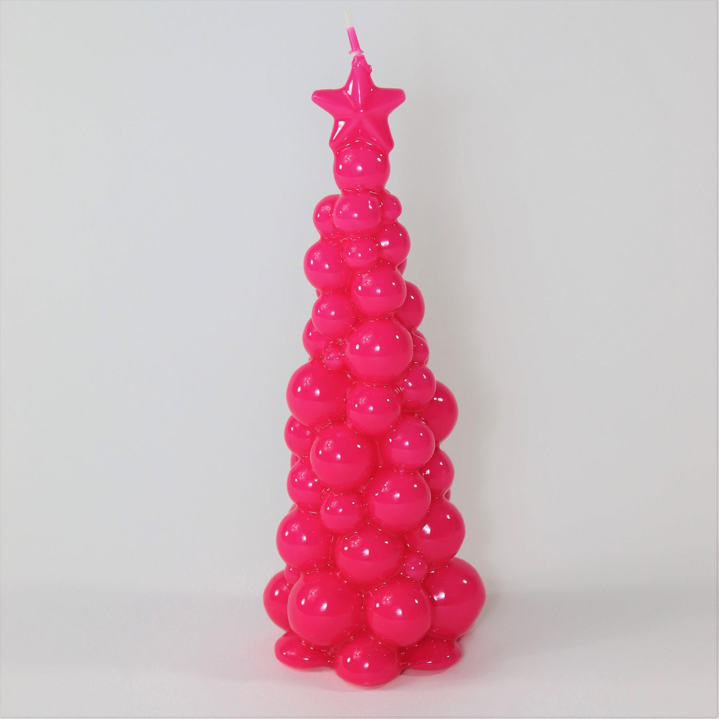 Ceralacca Weihnachtsbaum Kerze in Pink | Höhe 21 cm Codeso Living