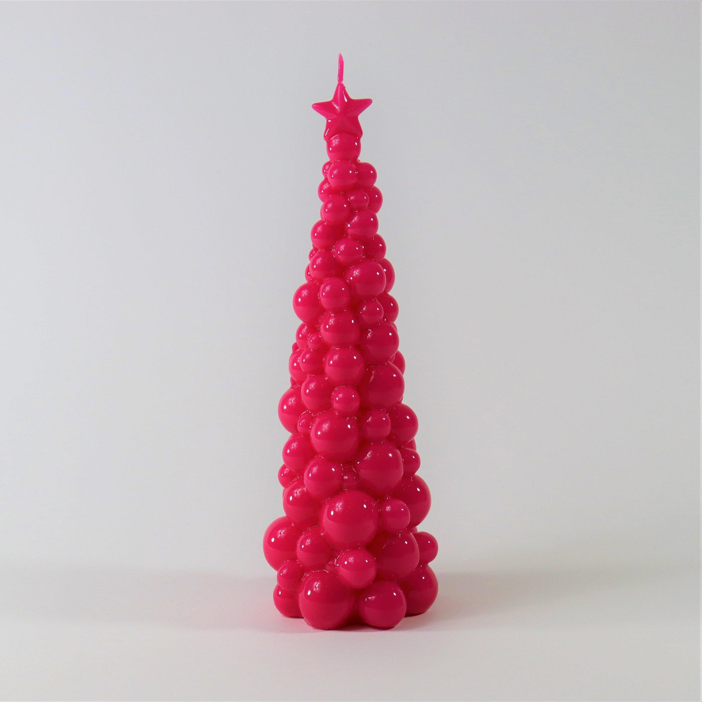 Ceralacca Weihnachtsbaum Kerze in Pink | Höhe 30 cm Codeso Living