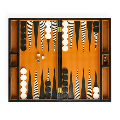 Jonathan Adler Zebra Backgammon Set | Braun