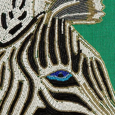 Jonathan Adler Wandbild Zebra Beaded Wall Art