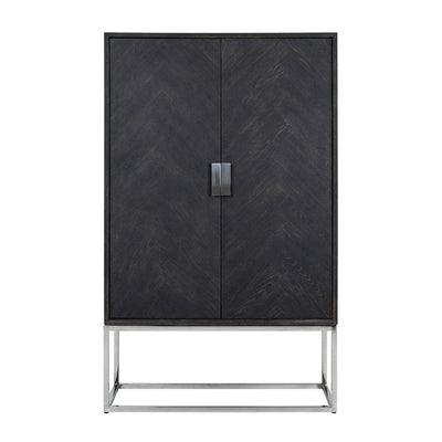 Richmond Interiors Richmond Interiors 2-türiger Schrank Blackbone Silber | 108x175 cm Codeso Living