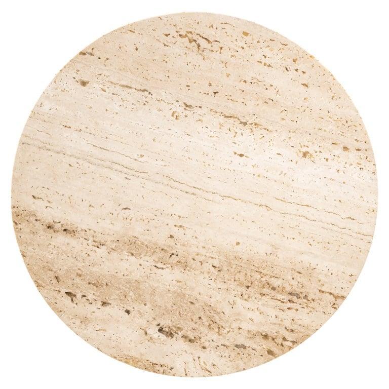 Richmond Interiors 2er Set Travertine Beistelltisch Avalon