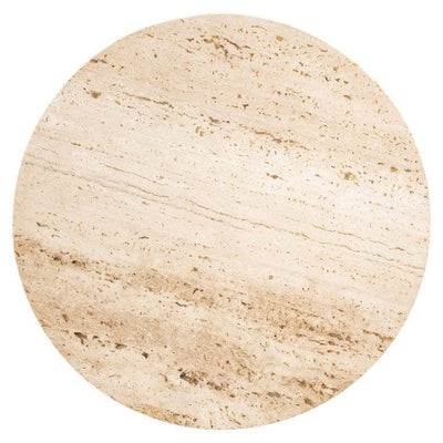 Richmond Interiors 2er Set Travertine Beistelltisch Avalon