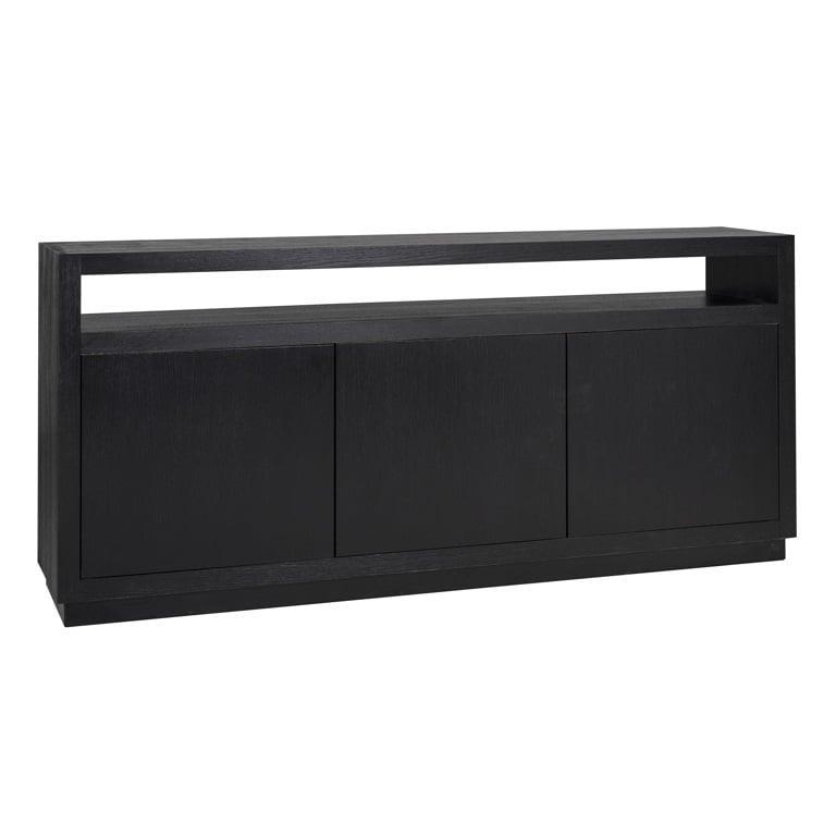 Richmond Interiors 3-türiges Sideboard Oakura | Schwarz