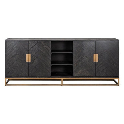 Richmond Interiors 4-türiges Sideboard Blackbone brass | 225x90 cm