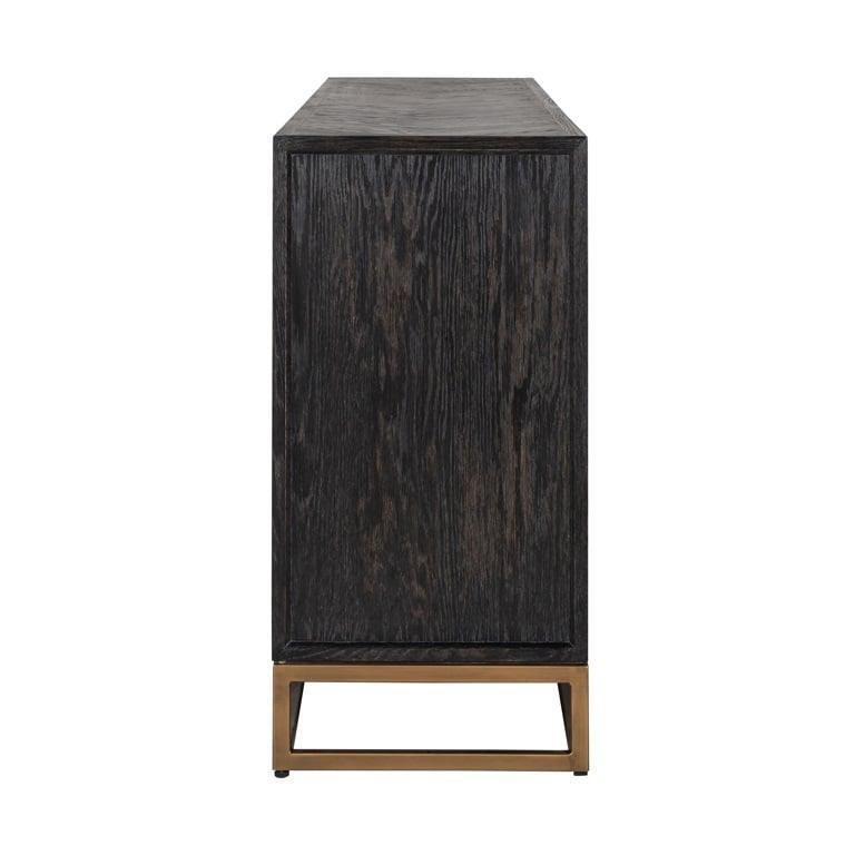 Richmond Interiors 4-türiges Sideboard Blackbone brass | 225x90 cm