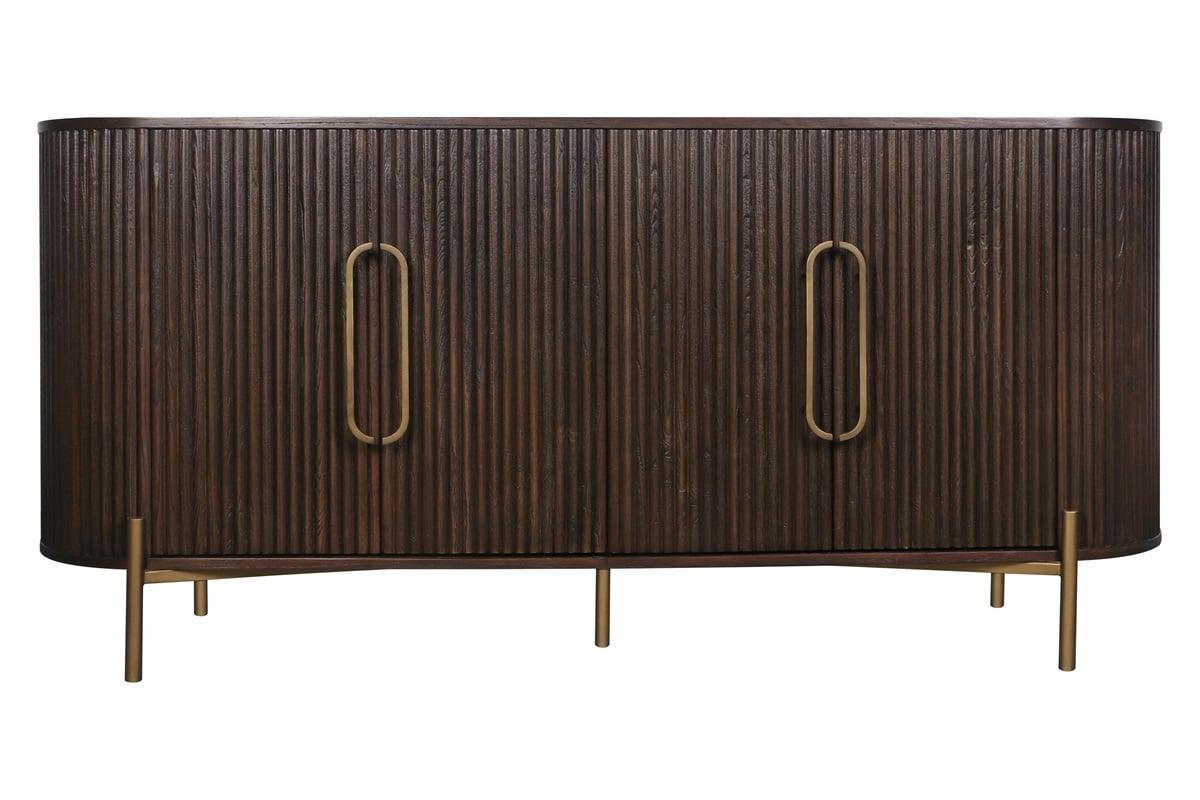 Richmond Interiors 4-türiges Sideboard Luxor | Braun