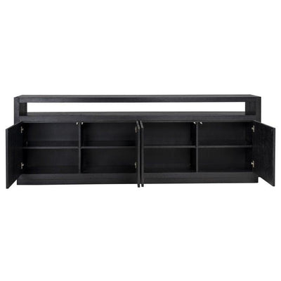 Richmond Interiors 4-türiges Sideboard Oakura | Schwarz