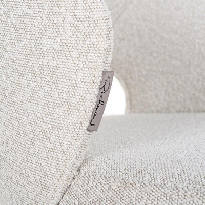 Richmond Interiors Chenille-Barhocker Savoy | Weiß