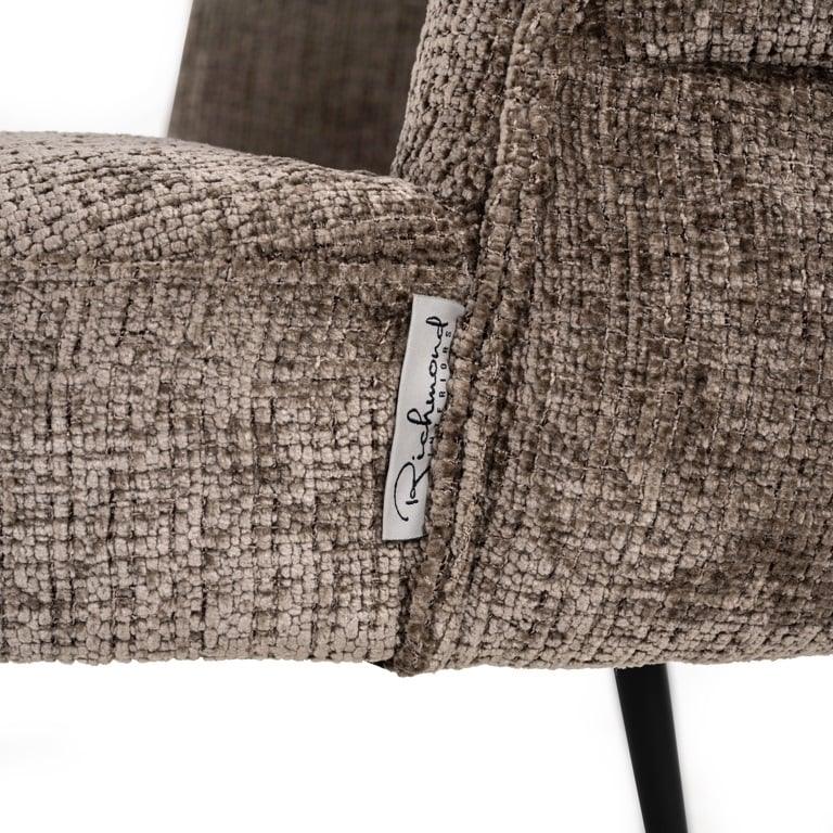 Richmond Interiors Richmond Interiors Chenille-Esszimmerstuhl Stella | Niagara 104 Stone Chenille Codeso Living