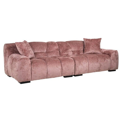 Richmond Interiors Chenille Sofa Charelle | rosé