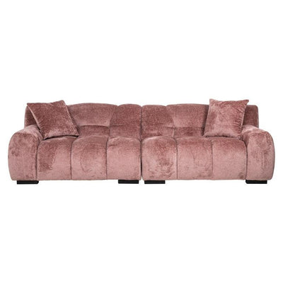 Richmond Interiors Chenille Sofa Charelle | rosé