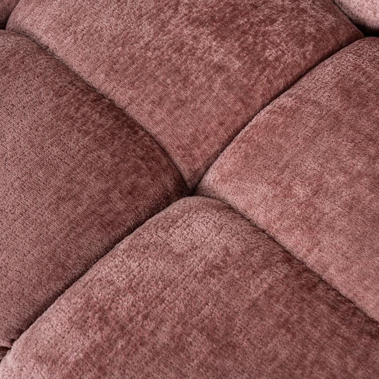 Richmond Interiors Chenille Sofa Charelle | rosé